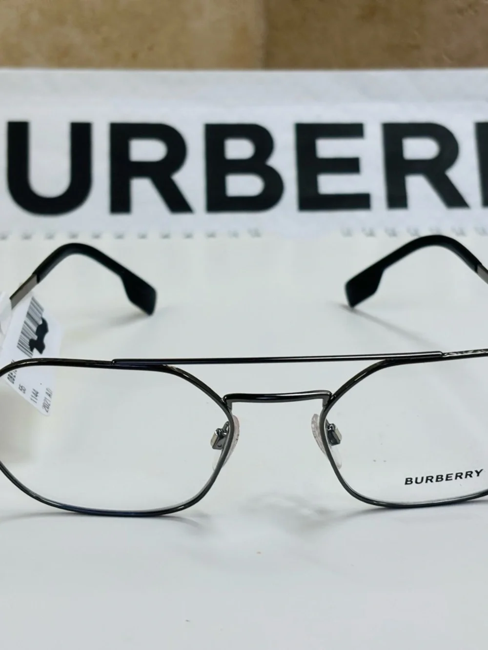 New Burberry Fairway BE1351 1144 Gunmetal Eyeglasses  Ruthenium/Platinum Metal - Picture 7 of 13